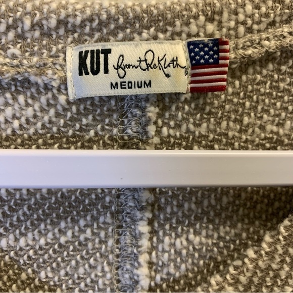 Kut from the Kloth Oversized Neutral Woven Sweater, Size M - Picture 5 of 5